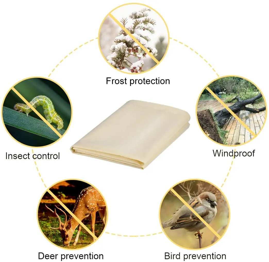 2 Pack Plant Freeze Protection Covers Upgraded Thickness Winter Plant Frost Cover Blanket Jacket For Trees Shrub With Drawstring
2 Pack Plant Freeze Protection Covers Upgraded Thickness Winter Plant Frost Cover Blanket Jacket For Trees Shrub With Drawstring