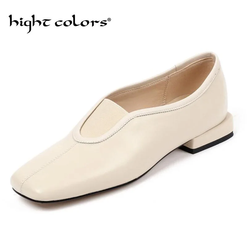 Square Toe Slip On Flat Shoes Woman Black Apricot Cowhide Leather Loafers Flat Shoes For Women zapatos mujer
Square Toe Slip On Flat Shoes Woman Black Apricot Cowhide Leather Loafers Flat Shoes For Women zapatos mujer