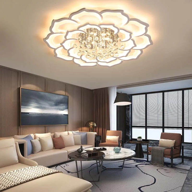 Ledceiling Lamp Home Crystal Living Room Simple Hall Modern Atmosphere Lighting Study Super Bright Lamps Creative Nordic Bedroom
Ledceiling Lamp Home Crystal Living Room Simple Hall Modern Atmosphere Lighting Study Super Bright Lamps Creative Nordic Bedroom