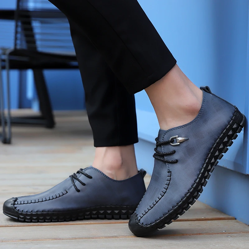 Spring Casual Shoes Leisure Shoes Casual Men Fashion Shoe Man Leather Men's Sapatos For Causal Mens Loafers Black 
Spring Casual Shoes Leisure Shoes Casual Men Fashion Shoe Man Leather Men's Sapatos For Causal Mens Loafers Black