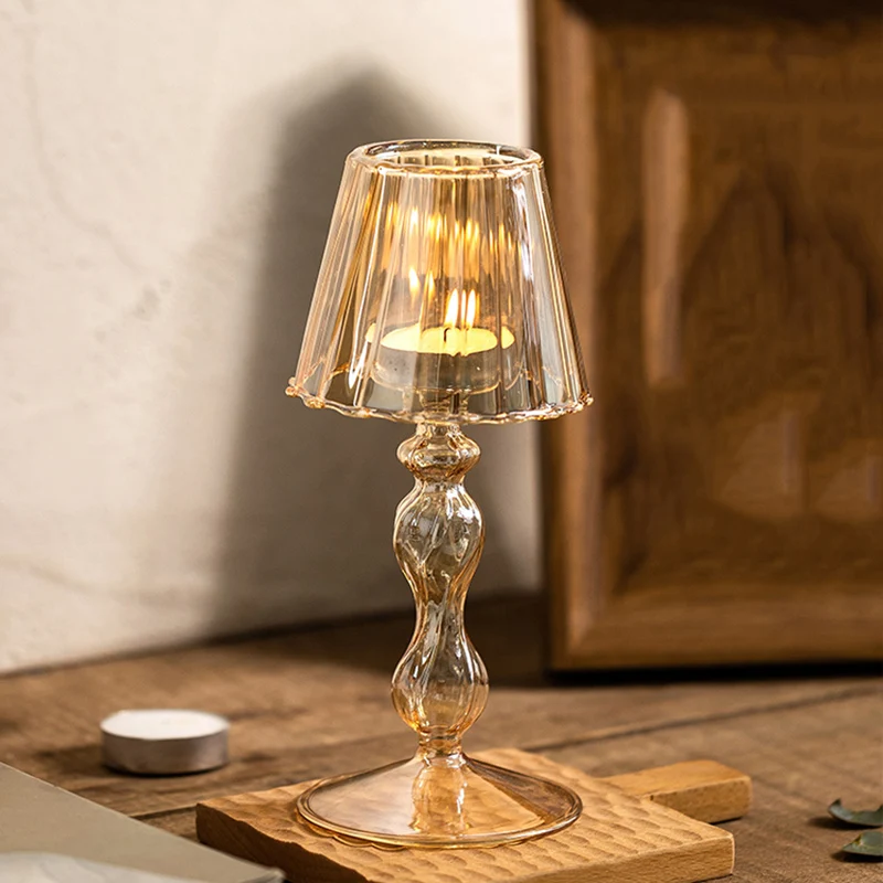 Transparent Candle Holders Glass Lamp Home Decoration Handmade Candle Holders Wedding Nordic Candlestick Holder 
Transparent Candle Holders Glass Lamp Home Decoration Handmade Candle Holders Wedding Nordic Candlestick Holder