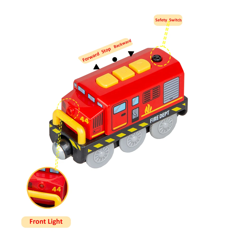 Firefighting Electric Train Toys Set Train Diecast Slot Toy Fit for Standard Wooden Train Track Railway Boy Gift
Firefighting Electric Train Toys Set Train Diecast Slot Toy Fit for Standard Wooden Train Track Railway Boy Gift