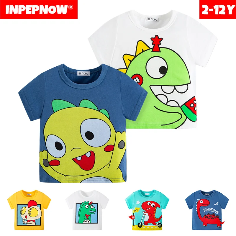 INPEPNOW Dinosaur Child T-shirt Boy Girls Cartoon Cotton T Shirts Top for Girl Clothes White Poleras 2-12Y Dropshipping DX113
INPEPNOW Dinosaur Child T-shirt Boy Girls Cartoon Cotton T Shirts Top for Girl Clothes White Poleras 2-12Y Dropshipping DX113