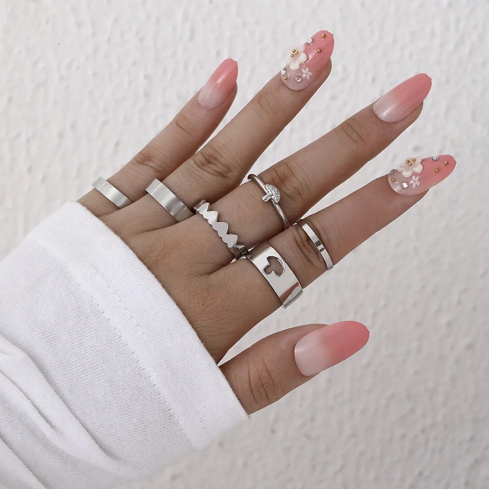 6/7/9 Pcs Vintage Punk Stars Multi Element Ring Set For Women Men Fashion Personality Geometric Alloy Finger Ring Couple Gifts
6/7/9 Pcs Vintage Punk Stars Multi Element Ring Set For Women Men Fashion Personality Geometric Alloy Finger Ring Couple Gifts