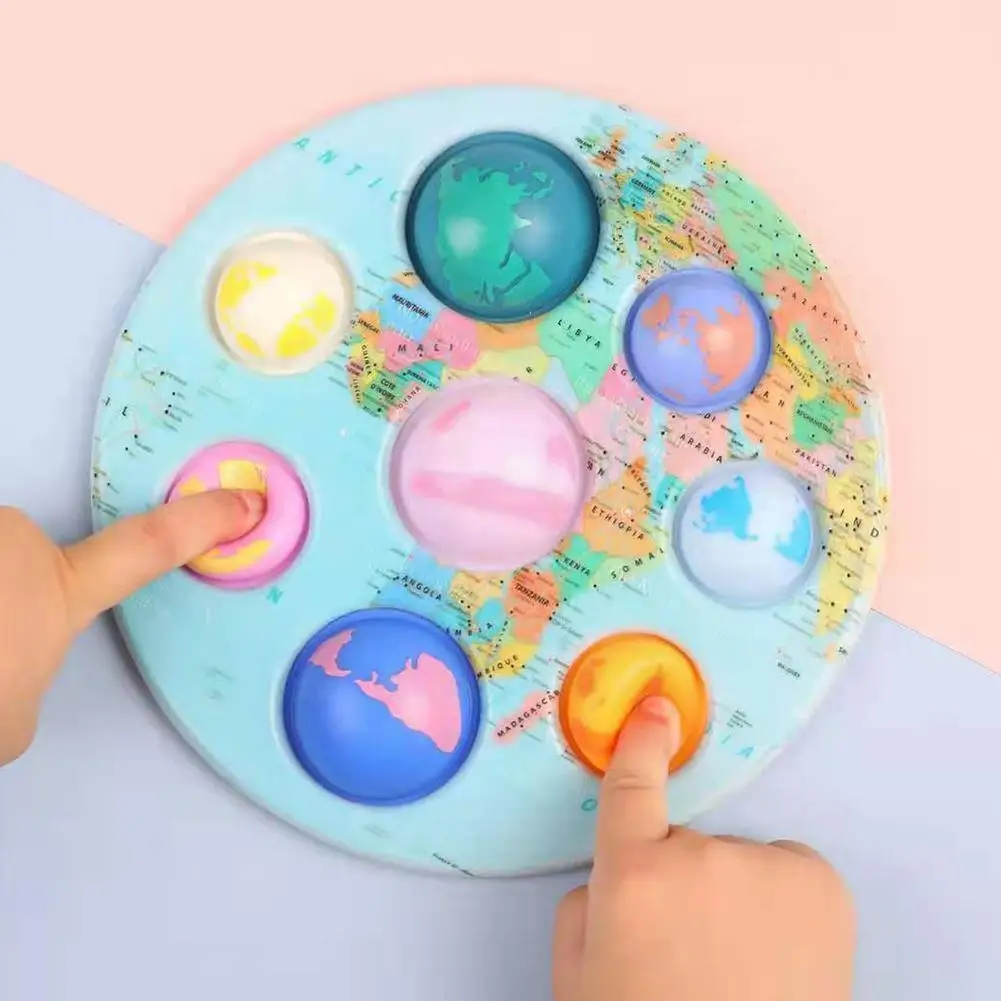 Planet Bubble Push Bubble Fidget Toys Adult Stress Squeeze Toy Relief Squishy Soft Toys Antistress Kids Gifts X0Y8
Planet Bubble Push Bubble Fidget Toys Adult Stress Squeeze Toy Relief Squishy Soft Toys Antistress Kids Gifts X0Y8