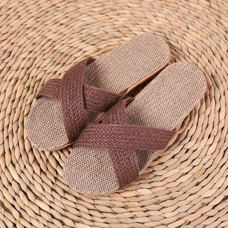 Slippers women's summer linen bottom all hemp home breathable comfortable fashion net red tide soft bottom indoor sandals
Slippers women's summer linen bottom all hemp home breathable comfortable fashion net red tide soft bottom indoor sandals