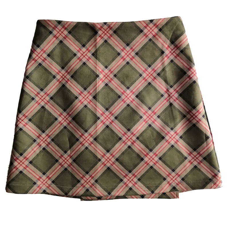 Vintage Plaid A-line Mini Skirts One Button High Waist Short Skirts for Women Chic Style Bottoms
Vintage Plaid A-line Mini Skirts One Button High Waist Short Skirts for Women Chic Style Bottoms