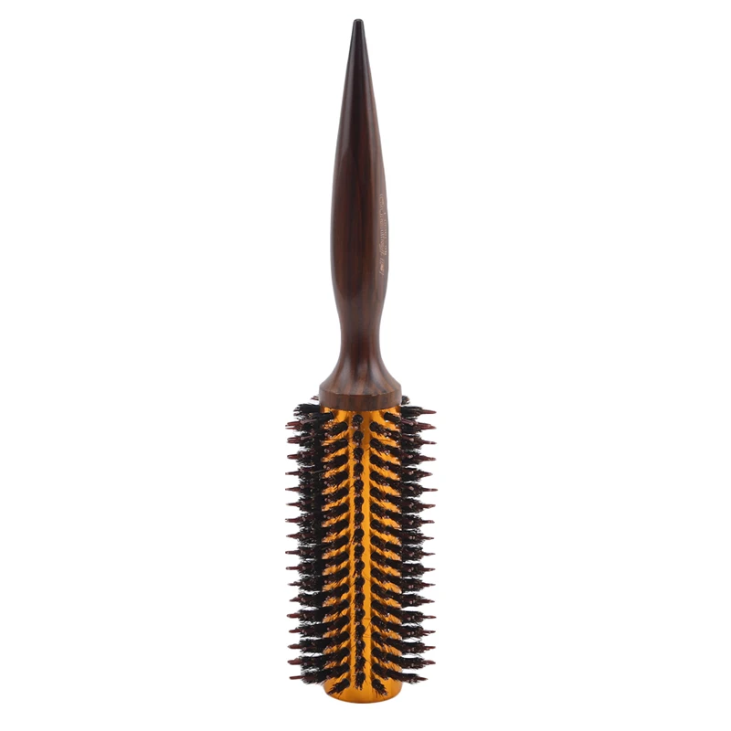 Straight Twill Hair Comb Natural Boar Bristle Rolling Brush Round Barrel Blowing Curling DIY Hairdressing Styling Tool 
Straight Twill Hair Comb Natural Boar Bristle Rolling Brush Round Barrel Blowing Curling DIY Hairdressing Styling Tool