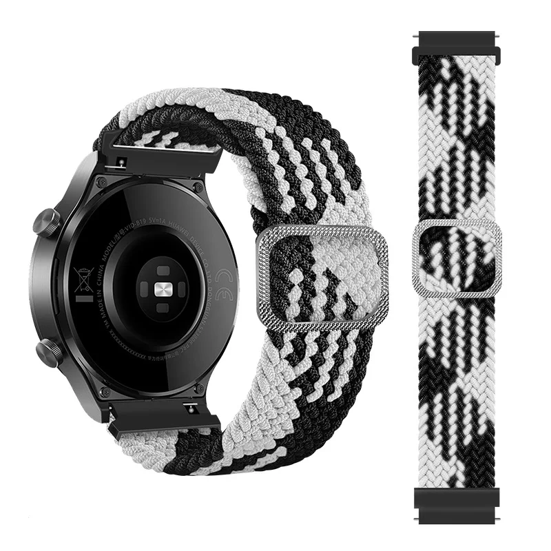 Ремешок нейлоновый для Huawei watch GT2/Active 2/Amazfit GTR/Samsung galaxy watch, удобный регулируемый плетеный браслет, 22 мм 20 мм
Ремешок нейлоновый для Huawei watch GT2/Active 2/Amazfit GTR/Samsung galaxy watch, удобный регулируемый плетеный браслет, 22 мм 20 мм