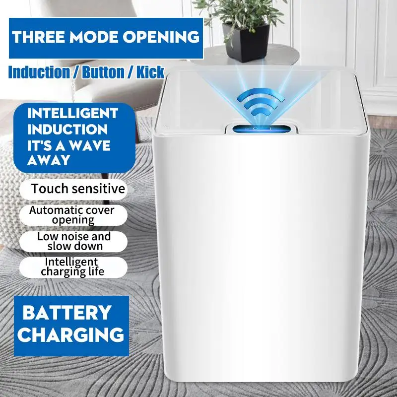 16L 4-in-1 Automatic Touchless Intelligent induction Smart Trash Can Dry Wet Separation Wide Opening Waste Bin Garbage Bin
16L 4-in-1 Automatic Touchless Intelligent induction Smart Trash Can Dry Wet Separation Wide Opening Waste Bin Garbage Bin
