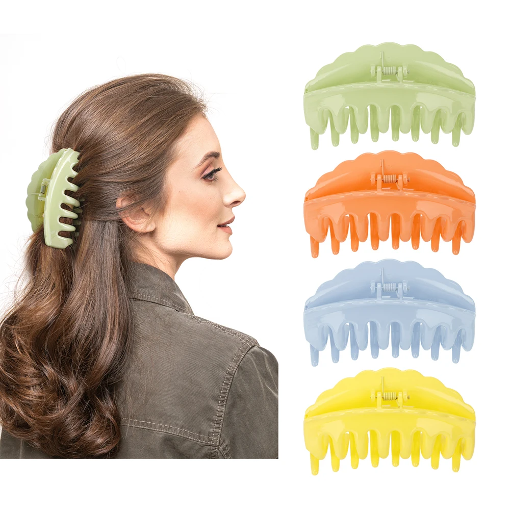 4 Inch Big Claw Clips Jumbo Hair Clip Banana Nonslip Large Strong Hold For Thick Hair Women Girls French Design Accessories
4 Inch Big Claw Clips Jumbo Hair Clip Banana Nonslip Large Strong Hold For Thick Hair Women Girls French Design Accessories