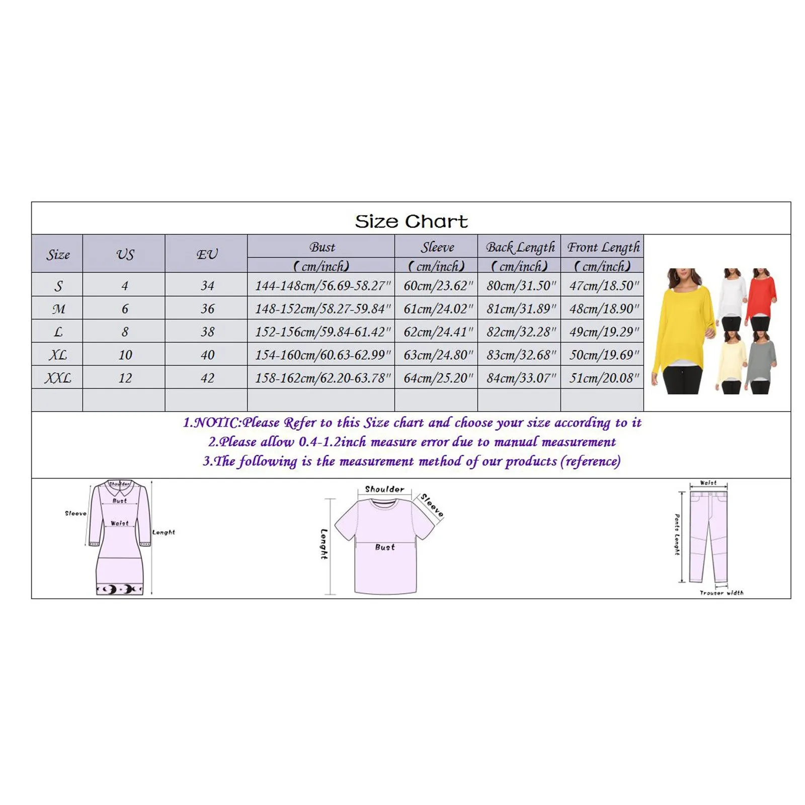 Fashion Women's T Shirt Round Neck Pure Color Long Sleeve Knitting Loose Tops Camisetas De Manga Larga Mujer Talla Grande#40
Fashion Women's T Shirt Round Neck Pure Color Long Sleeve Knitting Loose Tops Camisetas De Manga Larga Mujer Talla Grande#40