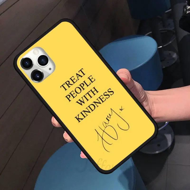 Harry Styles Treat People With Kindness Phone Case for iPhone 11 12 pro XS MAX 8 7 6 6S Plus X 5S SE 2020 XR Shell Cover Funda
Harry Styles Treat People With Kindness Phone Case for iPhone 11 12 pro XS MAX 8 7 6 6S Plus X 5S SE 2020 XR Shell Cover Funda