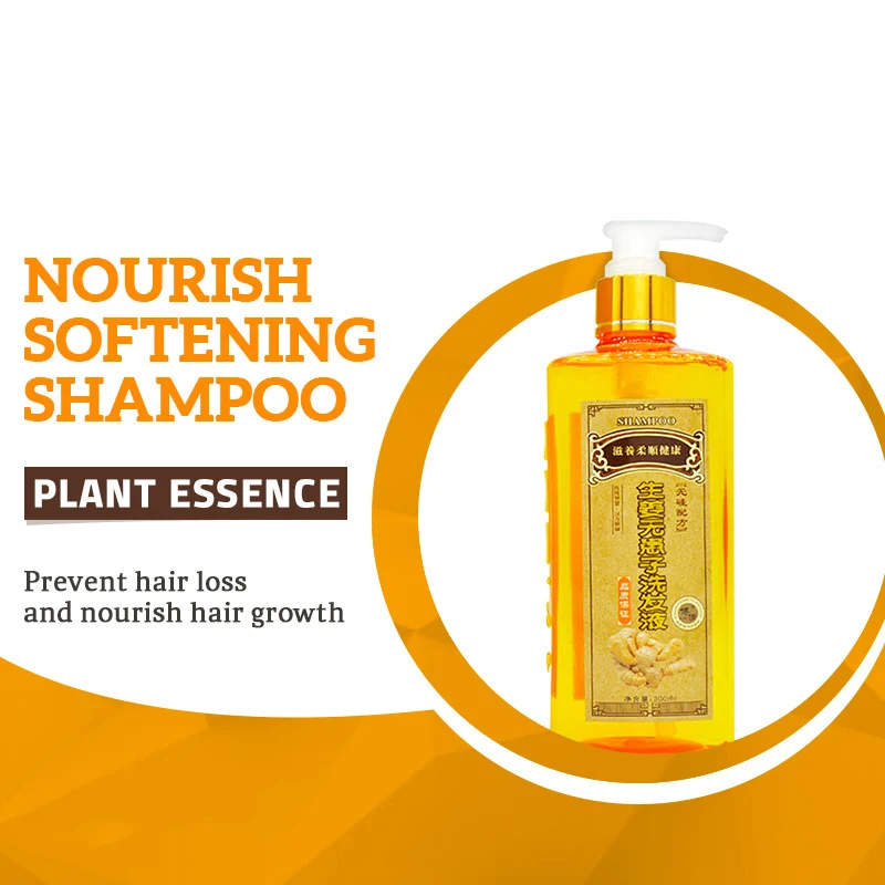 300ml Ginger Shampoo Anti-hair Loss Baldness And Dandruff Effectively Moisturizes Repairs Hair Care Grow Thick Growth 
300ml Ginger Shampoo Anti-hair Loss Baldness And Dandruff Effectively Moisturizes Repairs Hair Care Grow Thick Growth