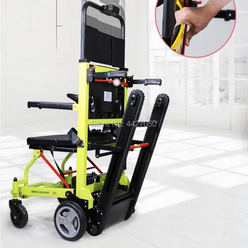 Фото Электрическая инвалидная коляска для подъема по лестнице пожилых людей с