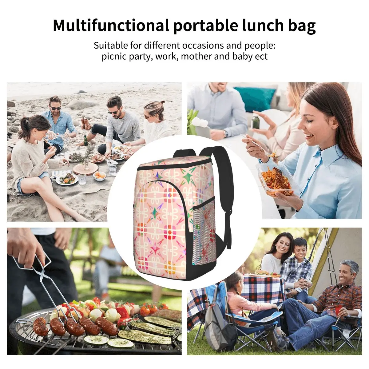 Abstract Cooler Bag Backpack Picnic thermal Food Delivery Ice Thermo Lunch Camping Refrigerator Insulated Pack
Abstract Cooler Bag Backpack Picnic thermal Food Delivery Ice Thermo Lunch Camping Refrigerator Insulated Pack