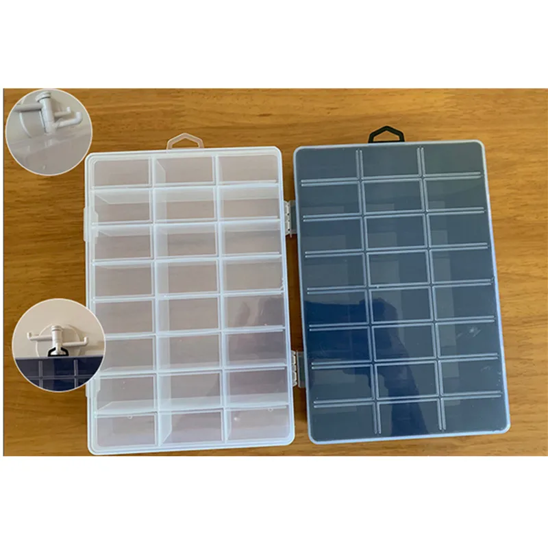 Practical 24 Grids Compartment Plastic Storage Box Jewelry Earring Bead Screw Holder Case Display Organizer Container
Practical 24 Grids Compartment Plastic Storage Box Jewelry Earring Bead Screw Holder Case Display Organizer Container