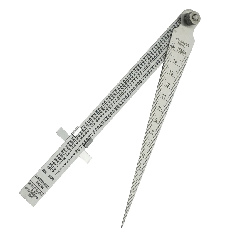 Beam Shuo Stainless Steel High-Precision Cone-Foot Gap Gauge + Steel Ruler 1-15mm Triangular Feeler
Beam Shuo Stainless Steel High-Precision Cone-Foot Gap Gauge + Steel Ruler 1-15mm Triangular Feeler