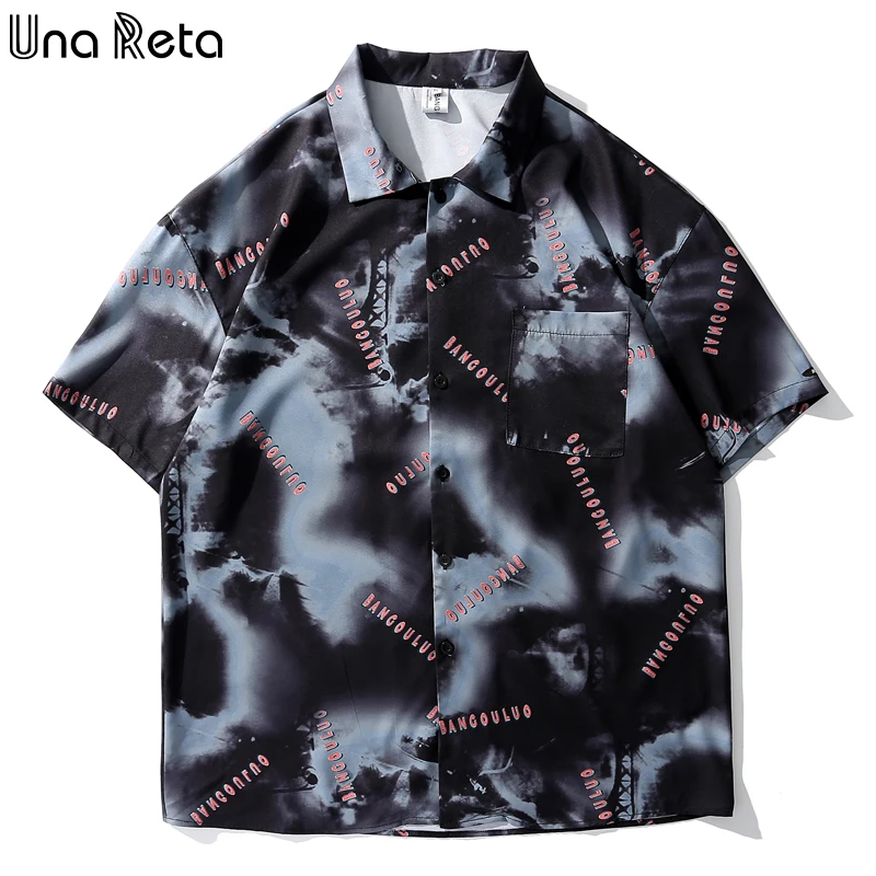 Una Reta Streetwear Men's Shirt Summer New 2021 Turn-Down Collar Beach Shirt Men Loose Harujuku Print Letter Shirts For Men
Una Reta Streetwear Men's Shirt Summer New 2021 Turn-Down Collar Beach Shirt Men Loose Harujuku Print Letter Shirts For Men