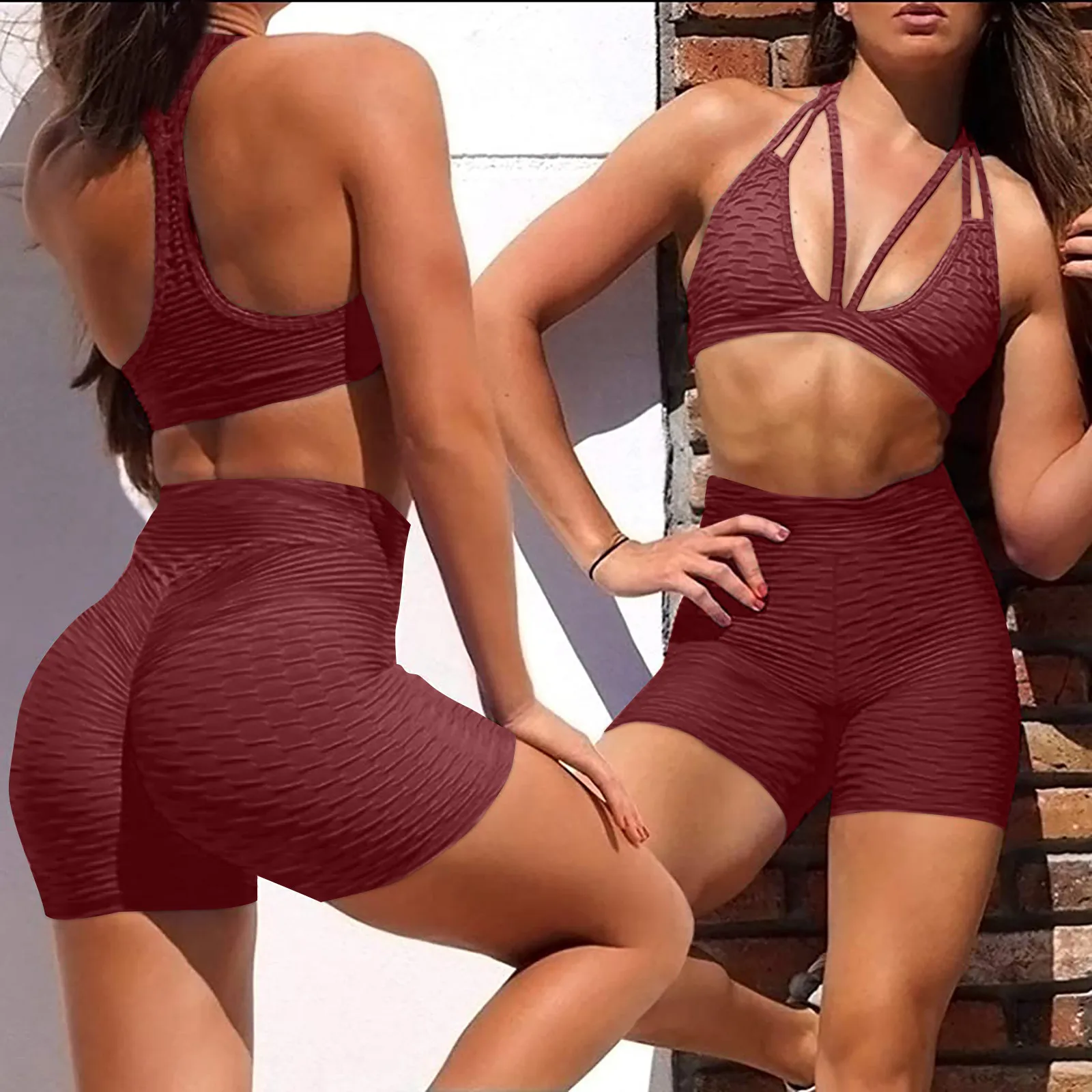 Sweatpants For Women Wrinkled High Waist Hip Stretch Running Fitness Yoga Pants Biker Shorts Seamless Leggings Pantalones
Sweatpants For Women Wrinkled High Waist Hip Stretch Running Fitness Yoga Pants Biker Shorts Seamless Leggings Pantalones