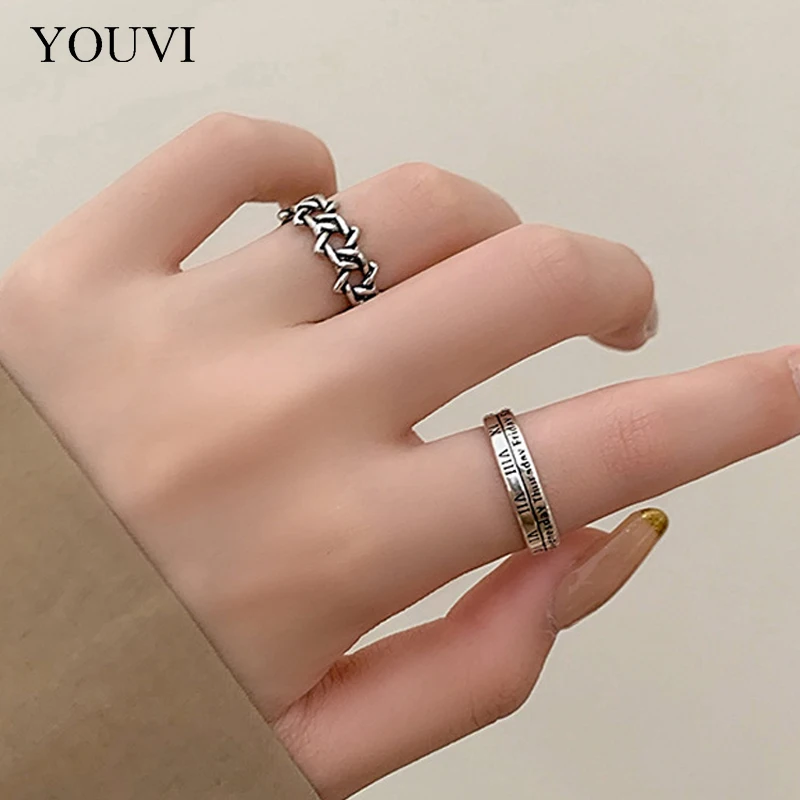 YOUVI Hip Hop Cross Ring On Finger Chains Adjustable Jewelry Rings for Men Women Gothic Anillos Aesthetic Rings Trend Accessorie
YOUVI Hip Hop Cross Ring On Finger Chains Adjustable Jewelry Rings for Men Women Gothic Anillos Aesthetic Rings Trend Accessorie