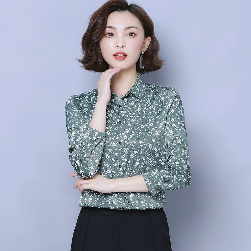 Autumn New Fashion Silk Women Blouses Satin Floral Long Sleeve Women Shirts Plus Size XXXL Femininas Elegante Ladies Tops
Autumn New Fashion Silk Women Blouses Satin Floral Long Sleeve Women Shirts Plus Size XXXL Femininas Elegante Ladies Tops