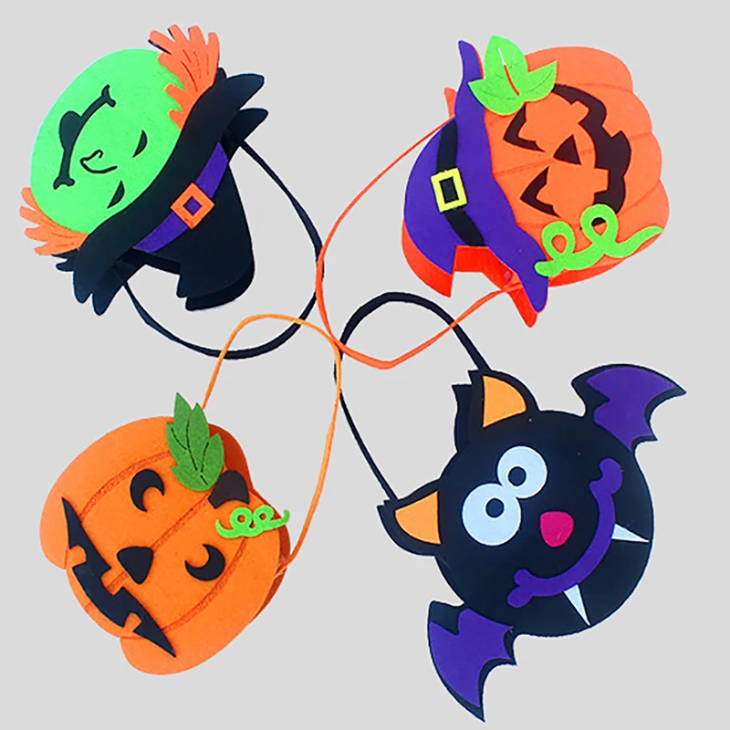 Multicolor Halloween Candy Bag Premium Non-Woven Bat Witch Pumpkin Candy Bag Trick Or Treat Tote Bag Festive Party Supplies
Multicolor Halloween Candy Bag Premium Non-Woven Bat Witch Pumpkin Candy Bag Trick Or Treat Tote Bag Festive Party Supplies