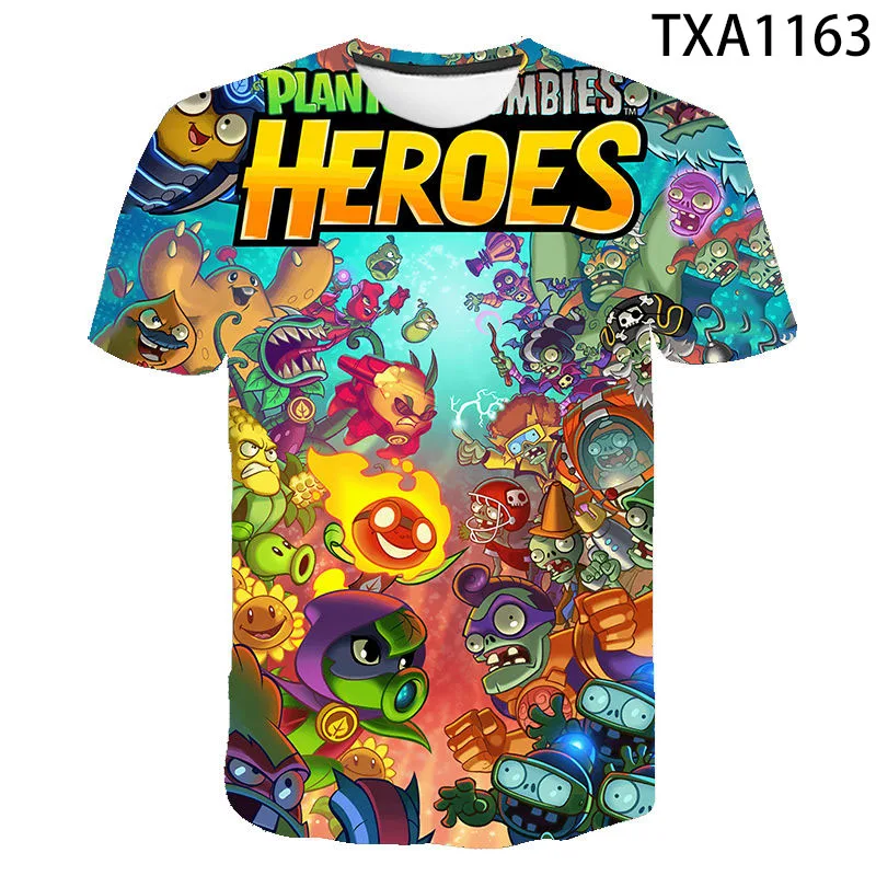 2020 New Boy Girl Kids Plants Vs Zombies Fashion Men Women Children 3D Printed T Shirt Short Sleeve Casual Cool Tops Tee
2020 New Boy Girl Kids Plants Vs Zombies Fashion Men Women Children 3D Printed T Shirt Short Sleeve Casual Cool Tops Tee