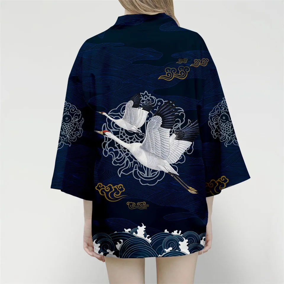 High Quality Crane-Kimono Japanese Haori Style Men Women Cardigan Chinese Dragon Traditional Japanese Clothing Asian Clothing
High Quality Crane-Kimono Japanese Haori Style Men Women Cardigan Chinese Dragon Traditional Japanese Clothing Asian Clothing