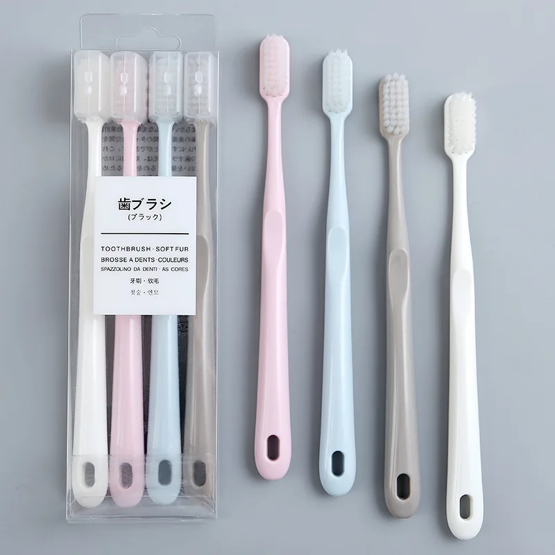 4Pcs Toothbrush Soft Bristle Adult Bamboo Charcoal Household Fine Wool Antibacterial Men And Women Family Dental Oral Care Tools
4Pcs Toothbrush Soft Bristle Adult Bamboo Charcoal Household Fine Wool Antibacterial Men And Women Family Dental Oral Care Tools
