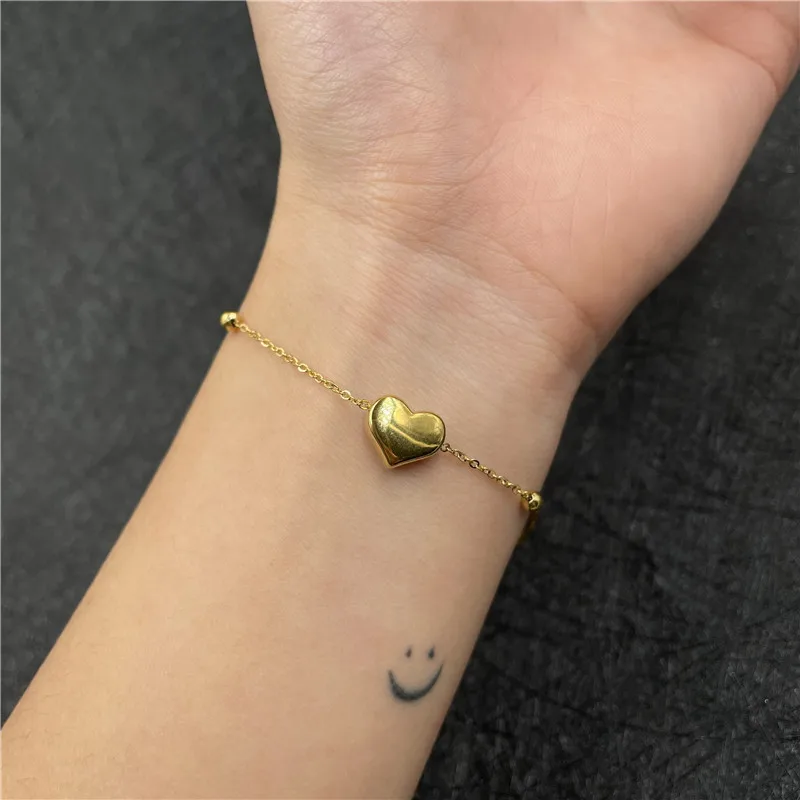 2022 New Fashion Women Ins Simple Love Heart Beads Chain Anklet Women's Sexy Party Stainless Steel Heart Bracelet Jewerly
2022 New Fashion Women Ins Simple Love Heart Beads Chain Anklet Women's Sexy Party Stainless Steel Heart Bracelet Jewerly