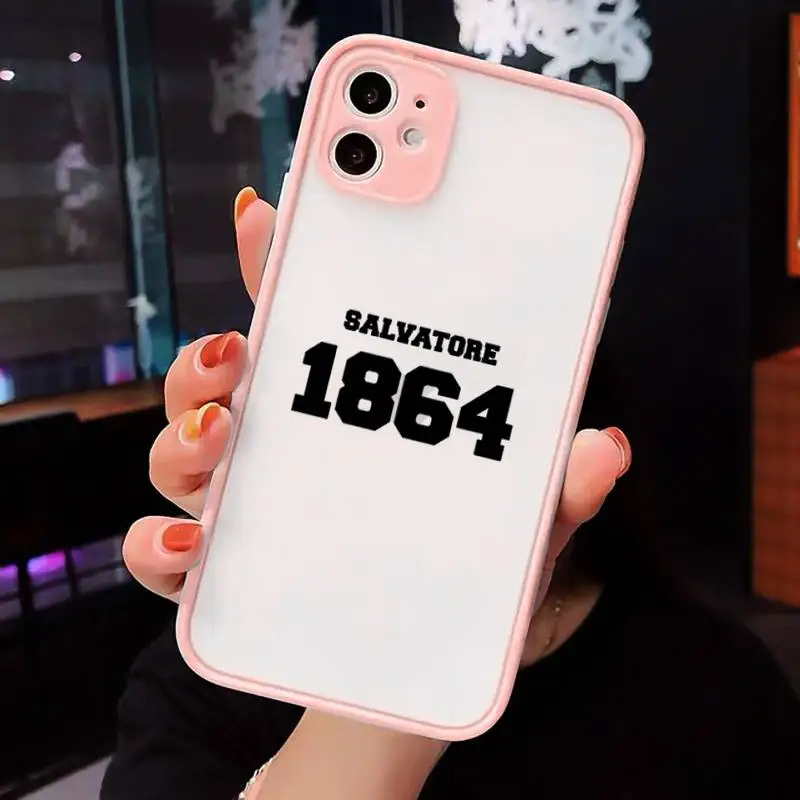 The Vampire Diaries Phone Case Pink matte transparent For iPhone 7 8 x xs xr 11 12 pro plus max mini Clear Funda
The Vampire Diaries Phone Case Pink matte transparent For iPhone 7 8 x xs xr 11 12 pro plus max mini Clear Funda