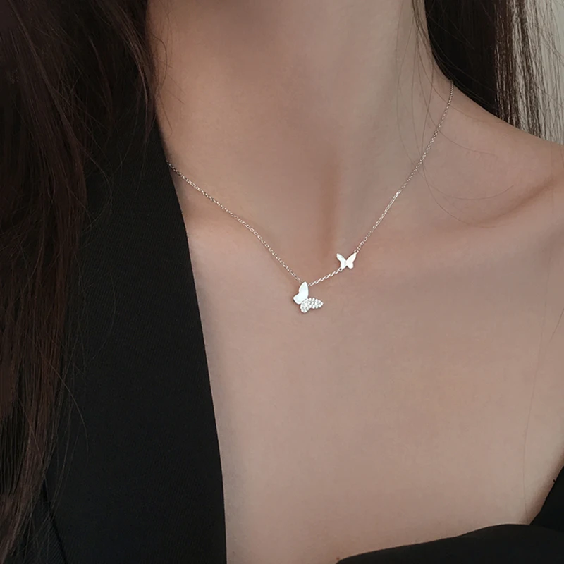 Women Sterling Silver Cubic Zirconia Pendant Chain Necklace Choker Sterling Silver Cubic Zirconia Zircon Zircon Korean Style
Women Sterling Silver Cubic Zirconia Pendant Chain Necklace Choker Sterling Silver Cubic Zirconia Zircon Zircon Korean Style
