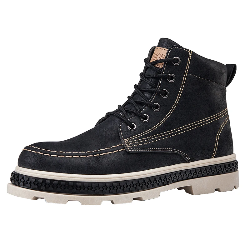 HEFLASHOR High-top Boots Men British Wind Short Boots Tide Shoes Tooling Military Boots Leather Boots Snow Men's Shoes Dropship
HEFLASHOR High-top Boots Men British Wind Short Boots Tide Shoes Tooling Military Boots Leather Boots Snow Men's Shoes Dropship