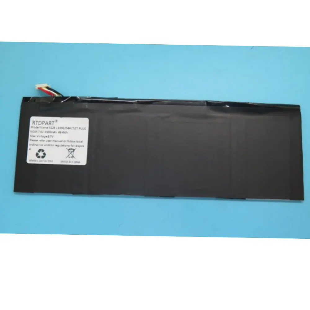 

7.6v 6500mah High quality Replacement Battery For VOYO I5 I7 Plus KS26 LR3912584 laptop batterie+Number tracking