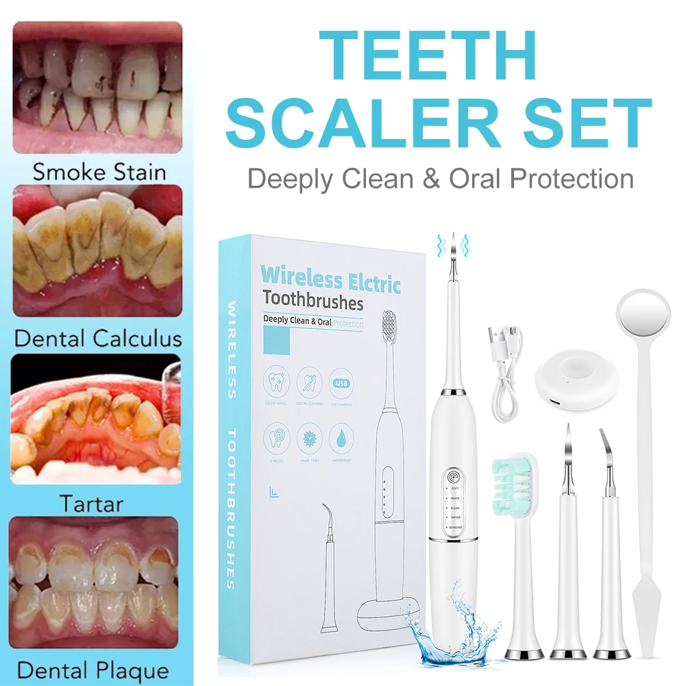 Ultrasonic Calculus Remover Dental Scaling Electric Portable Scaler Sonic Smoke Stains Tartar Plaque Waterproof Teeth Cleaner
Ultrasonic Calculus Remover Dental Scaling Electric Portable Scaler Sonic Smoke Stains Tartar Plaque Waterproof Teeth Cleaner