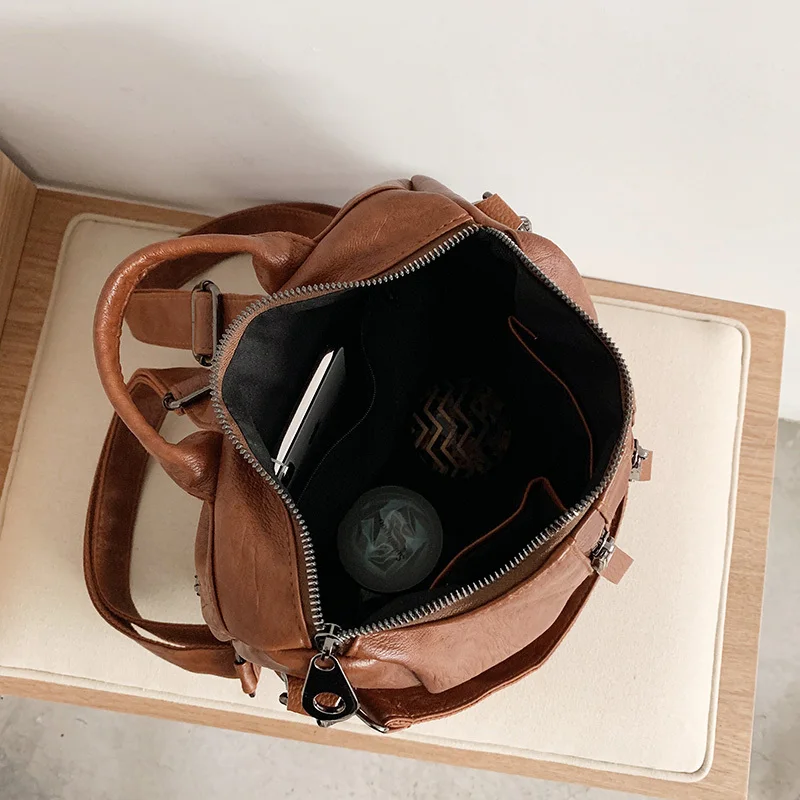 Fashion Women High Quality Leather Backpack Multifunction Leatherett Backpack for Female Bookbag for Girls Travel Bag Sac A Dos
Fashion Women High Quality Leather Backpack Multifunction Leatherett Backpack for Female Bookbag for Girls Travel Bag Sac A Dos
