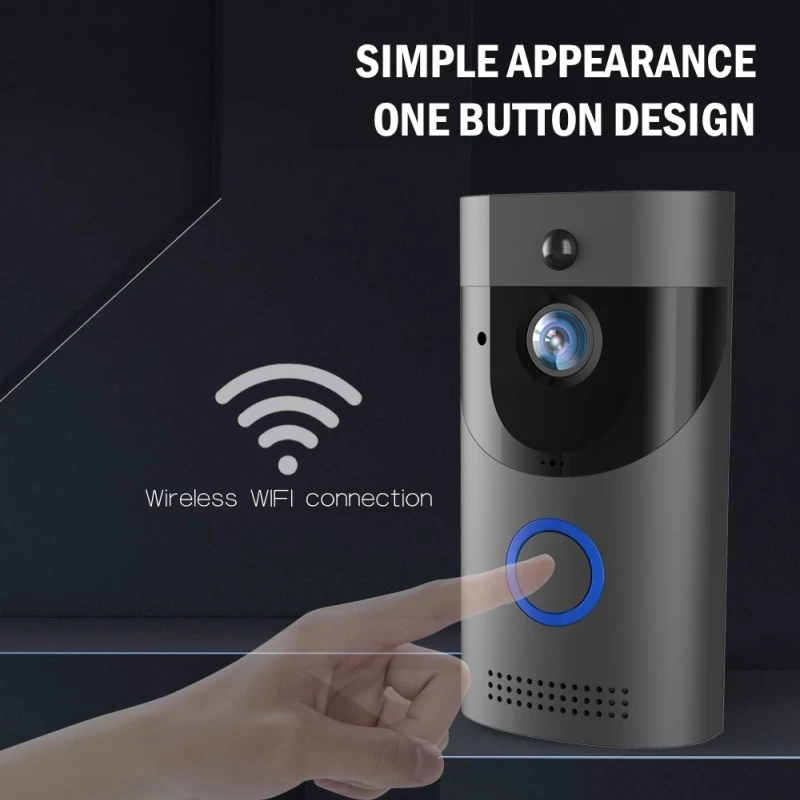 WIFI Doorbell Security IP Camera Waterproof Smart Video Door Chime 720P Wireless Intercom FIR Alarm IR Night Vision
WIFI Doorbell Security IP Camera Waterproof Smart Video Door Chime 720P Wireless Intercom FIR Alarm IR Night Vision