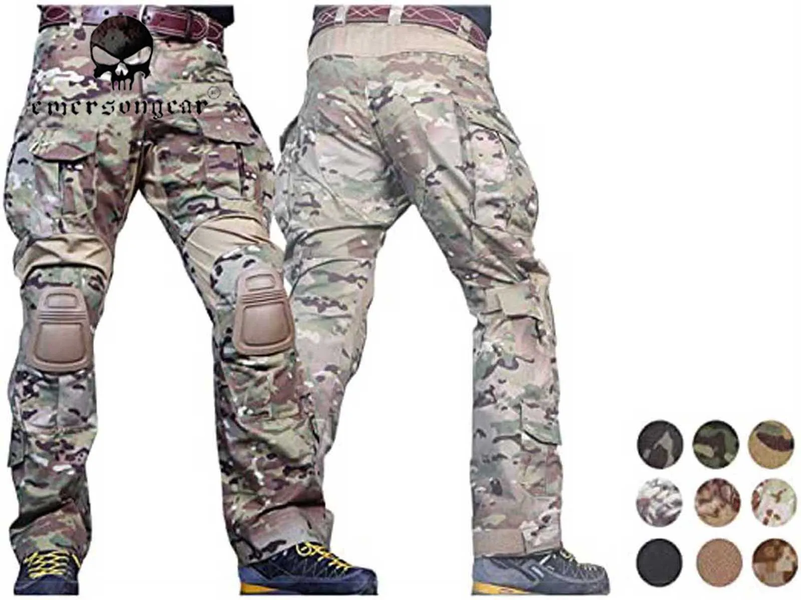 EMERSON Combat Gen3 брюки для страйкбола военные армейские bdu с наколенником - купить по