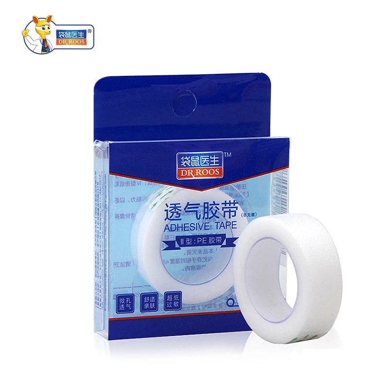 DR.ROOS 2 Rolls Transparent Medical Adhesive Tape PE Tape Stick To The Wound Fixed Bandage Bind Waterproof Tape
DR.ROOS 2 Rolls Transparent Medical Adhesive Tape PE Tape Stick To The Wound Fixed Bandage Bind Waterproof Tape