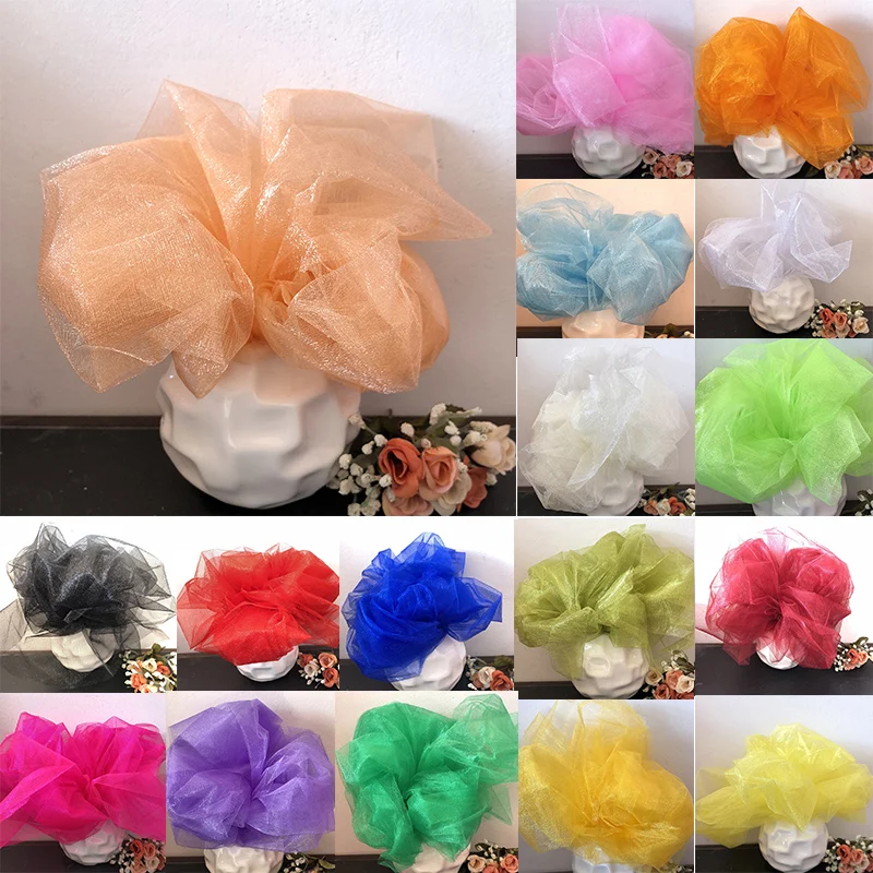 Creative 5Meter/lot Sheer Crystal Organza Clean Tulle Wedding Party Decoration Creative Chair Sashes Sweet High Quality Tulle
Creative 5Meter/lot Sheer Crystal Organza Clean Tulle Wedding Party Decoration Creative Chair Sashes Sweet High Quality Tulle