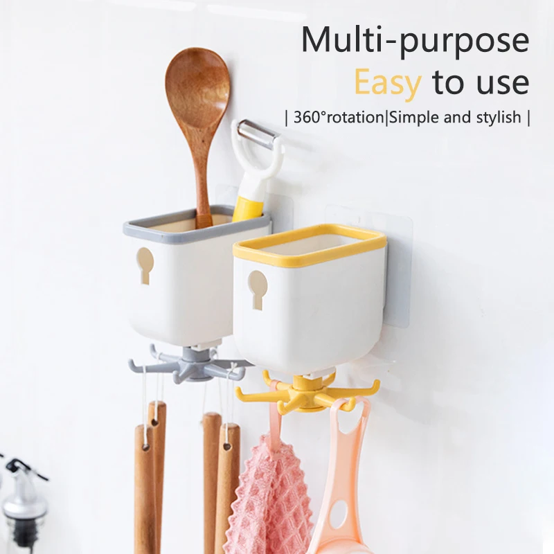 360 Degree Punch-free Rotating Self-adhesive Hook Kitchen Door Wall Hook Handbag Clothes Tie Hanger Household Daily Necessities
360 Degree Punch-free Rotating Self-adhesive Hook Kitchen Door Wall Hook Handbag Clothes Tie Hanger Household Daily Necessities