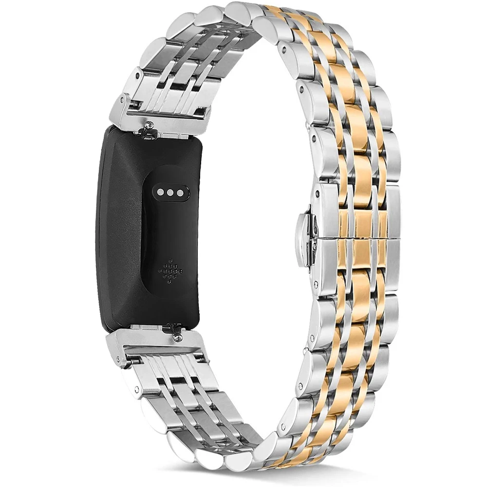 Новый браслет Essidi из нержавеющей стали для Fitbit inspire 1 2 женские и мужские