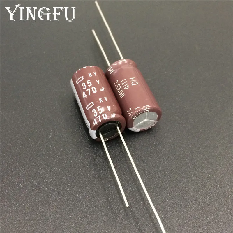 100 шт. 470 мкФ 35 в NIPPON NCC серия KY 10x20 мм низкое сопротивление длительный срок службы