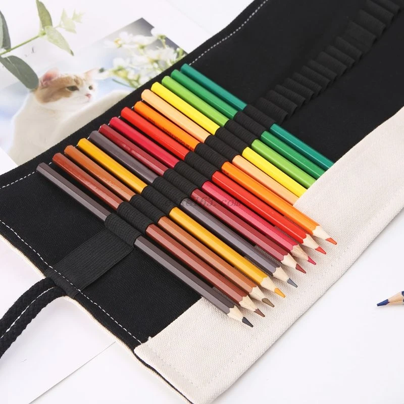 Handmade 12/24/36/48/72 Holes Canvas Roll Up Makeup Pencil Bag Wrap Curtain Pen Case Holder Storage Pouch School Supplies
Handmade 12/24/36/48/72 Holes Canvas Roll Up Makeup Pencil Bag Wrap Curtain Pen Case Holder Storage Pouch School Supplies