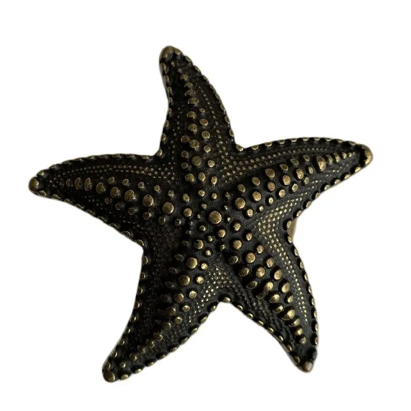 Retail Fashion Men Women Belt Buckle High Quality Cool Bronze Starfish Solid Brass Buckles Jeans Accessories Fit 3cm Wide Belt
Retail Fashion Men Women Belt Buckle High Quality Cool Bronze Starfish Solid Brass Buckles Jeans Accessories Fit 3cm Wide Belt