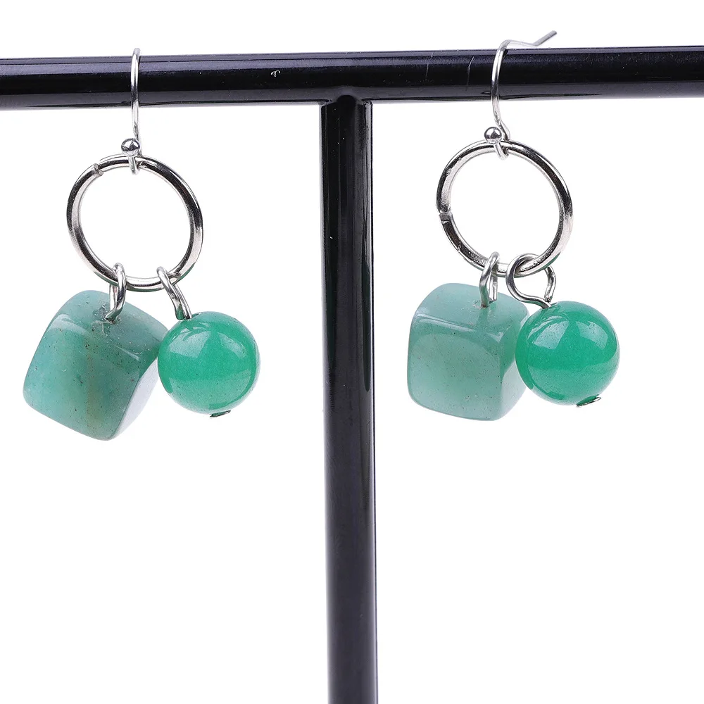 Natural Stone Cubic Rose Quartz Beads Tiger Eye Dangle Earrings For Women Gift Jewelry
Natural Stone Cubic Rose Quartz Beads Tiger Eye Dangle Earrings For Women Gift Jewelry