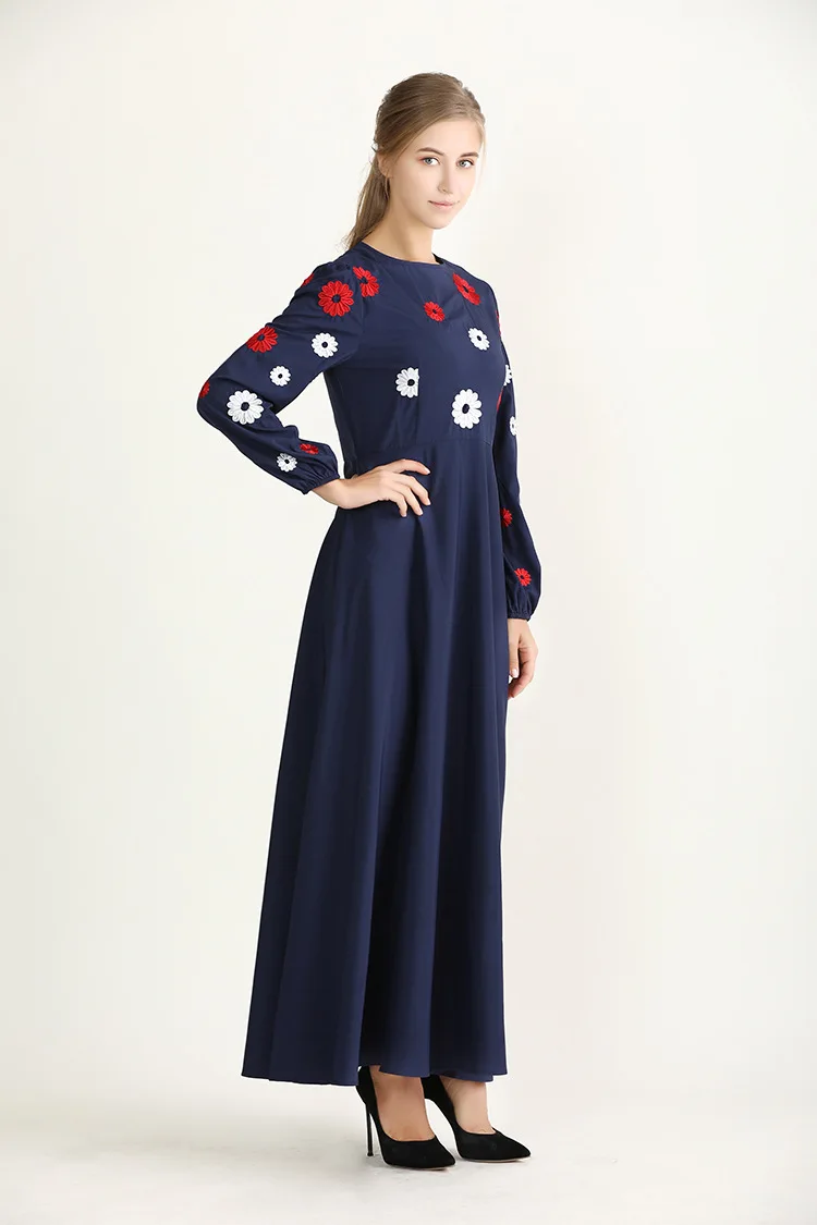 2021 Women's Muslim Middle Eastern National Style Women's Mid-length Long Slim Loose Embroidered Long Sleeve Skirt Women
2021 Women's Muslim Middle Eastern National Style Women's Mid-length Long Slim Loose Embroidered Long Sleeve Skirt Women