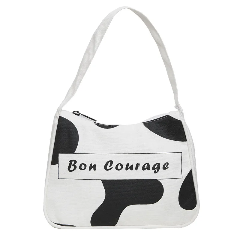 Cow Pattern Fashion Women Underarm Bag Canvas Vintage Ladies Baguette Handbags Cool Girls Daily Small Tote Shoulder Bags Clutch
Cow Pattern Fashion Women Underarm Bag Canvas Vintage Ladies Baguette Handbags Cool Girls Daily Small Tote Shoulder Bags Clutch