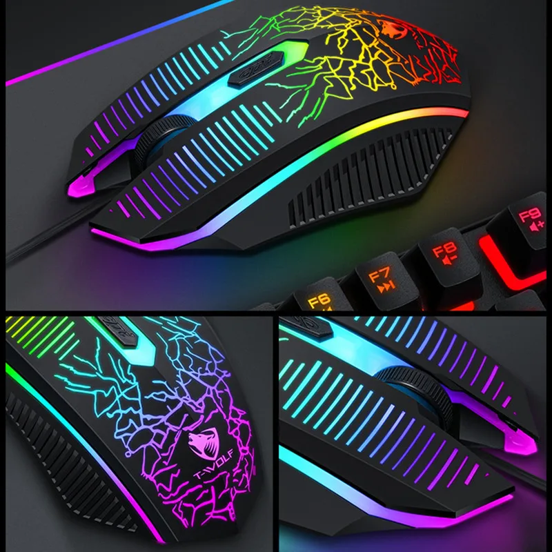 Keyboard Mouse Headset Mouse Pad Key Mouse Four-piece Suit Luminous Game Office Suitable for Pc Notebook Desktops Game Player
Keyboard Mouse Headset Mouse Pad Key Mouse Four-piece Suit Luminous Game Office Suitable for Pc Notebook Desktops Game Player